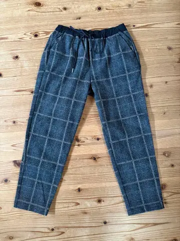 Revnm. 그레이 체크 무늬 이지 팬츠