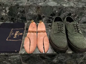 Tricker's 그린 드레스 슈즈