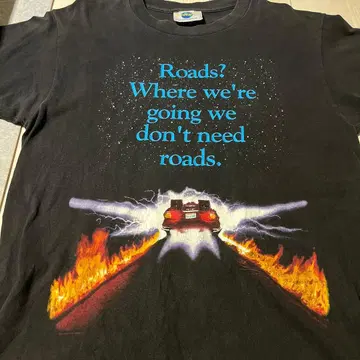 90s 빈티지 백투더퓨처 T셔츠 hanes