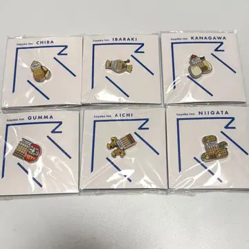토요코인 핀 배지 6개 세트