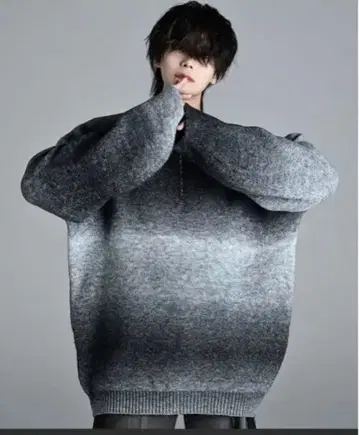 ADRER 극상 후와모치 니트 그라데이션