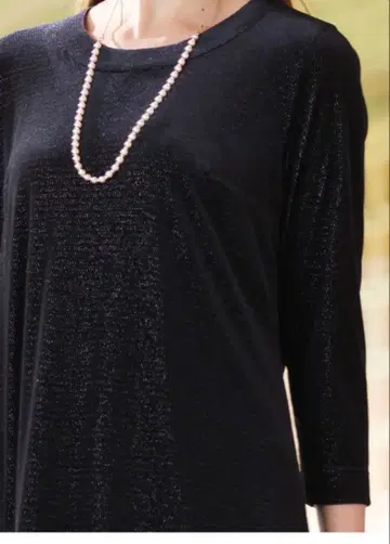 이탈리아제 소재 라메 믹스 벨로아 원피스