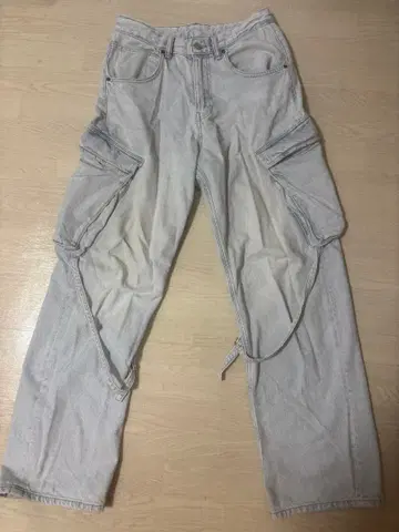 ZARA 라이트 블루 카고 데님