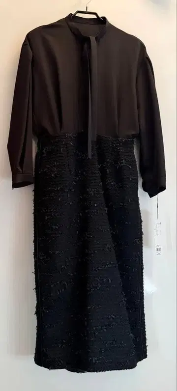 [ 새상품 미사용 ] ADORE 팬시 트위드 원피스 ( 블랙 / 38 )