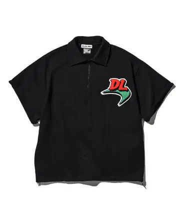 듀얼리즘 블랙 피케 셔츠