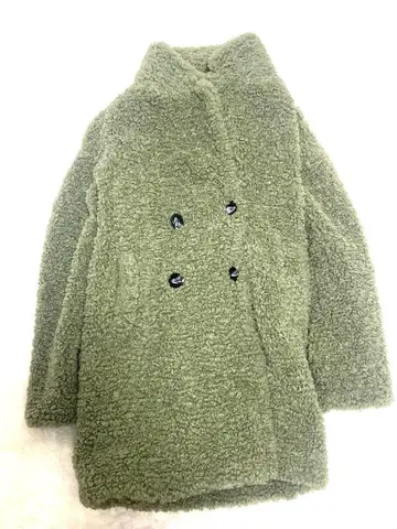 Stradivarius 스트라디바리우스 올리브 그린 보아 자켓 M