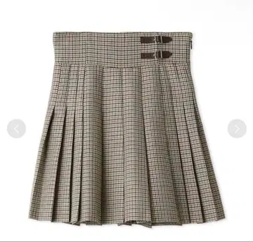 스나이델 플리츠 스카숏 팬츠 베이지 1