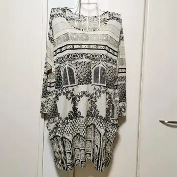 PASHMA 파슈마 튜닉 원피스 실크 100% XL