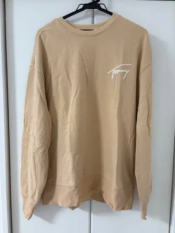 TOMMY JEANS 트레이닝복 맨투맨 베이지 M