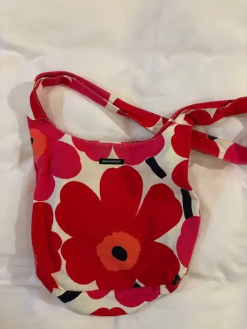 marimekko 플라워 패턴 숄더백