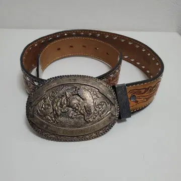 Crumrine Buckle TexTan belt made in USA