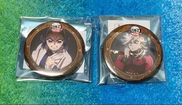 귀멸의 칼날 무한성편 콜라보레이션 카페 랜덤 캔뱃지 코쵸우 시노부 도우마