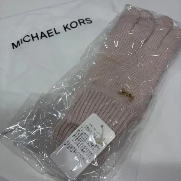 [ 미사용 새상품 ] MICHAEL KORS 핑크 니트 장갑