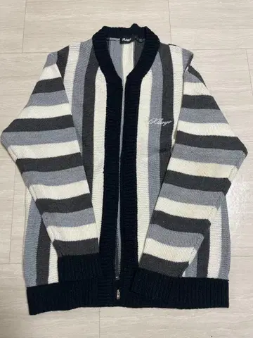 X-LARGE 스트라이프 가디건 L