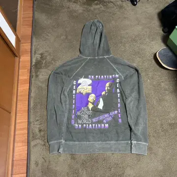 2pac ME AGAINST THE WORLD 후드티