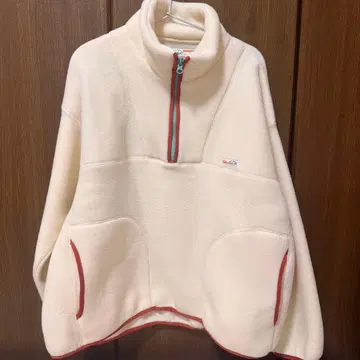 Niko and - 플리스 자켓 하프 지퍼 크림