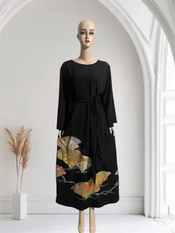 기모노 리메이크 원피스 순수 실크 12월 상순 발송