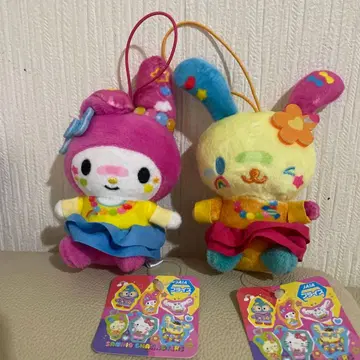 산리오 데코라팝 우사하나&마이멜로디 마스코트 2세트