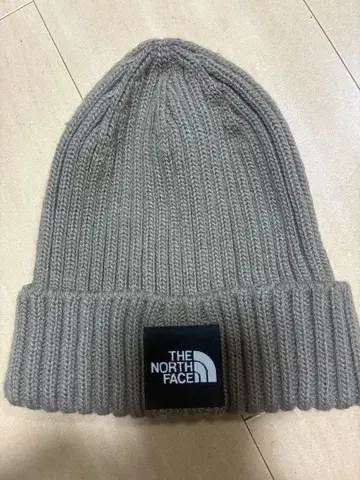 THE NORTH FACE 니트 모자 베이지