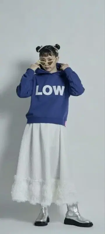 새상품급 토마스페더 스커트 화이트 38