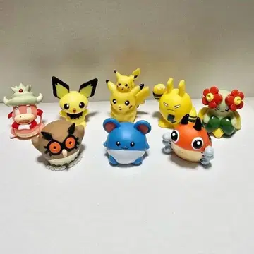 포켓몬 키즈 초기 손가락 인형 세트 헤이세이 레트로 피규어