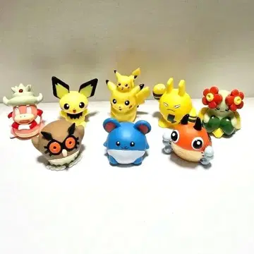 포켓몬 키즈 초기 손가락 인형 세트 헤이세이 레트로 피규어