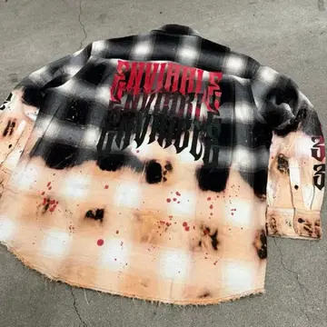 ENVIABLE 엔비어블 체크 셔츠 블리치