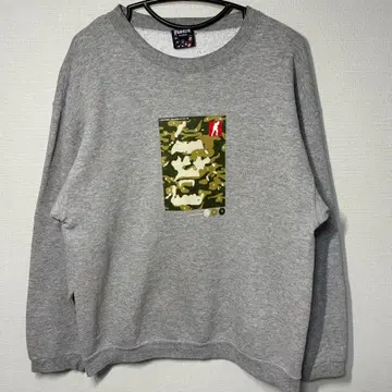 FUCT 맨투맨 M 카모플라쥬 그래픽 올드 스케이트 혹성탈출