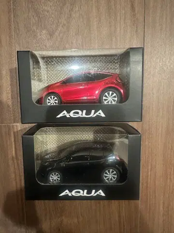 도요타 아쿠아 풀백카 레드 블랙 세트