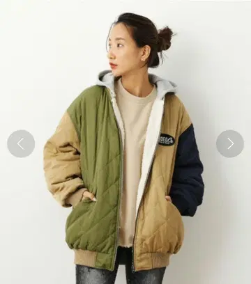 로데오 크라운 리버서블 보아 자켓