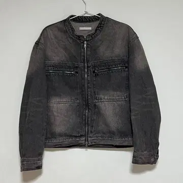 WYM LIDNM 위드 바이 리드넘 데님 자켓 라이더 스타일 S 사이즈