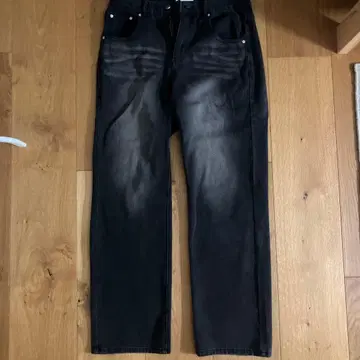 한국 캐주얼 블랙 데님