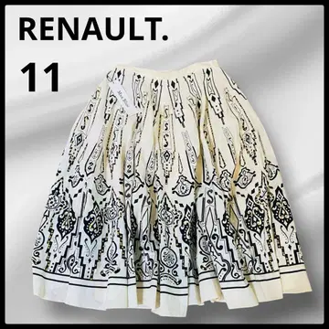 반값 이하 [새상품] RENAULT. 르노 스팽글 플레어 스커트 11호