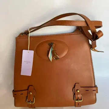 가격 인하 미사용 일본제 폴스미스 백 새들 레더