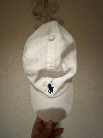 당일 발송 POLO 화이트 캡 말 로고