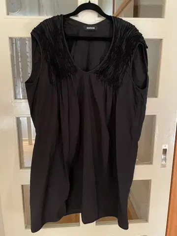 zucca 블랙 튜닉 원피스