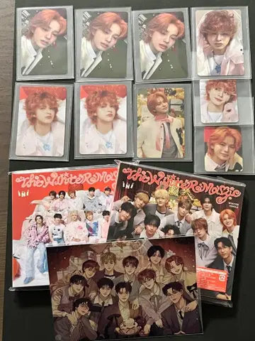 INI 마츠다 진 THE WINTER MAGIC CD 트레이딩 카드 엽서