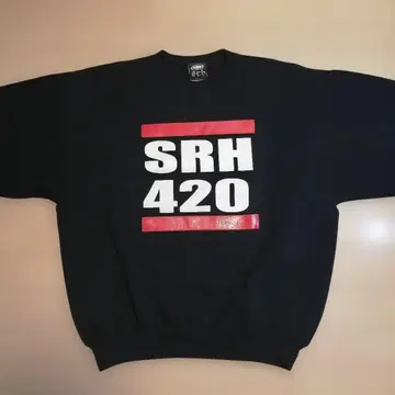 SRH 에스알에이치 420 블랙 맨투맨