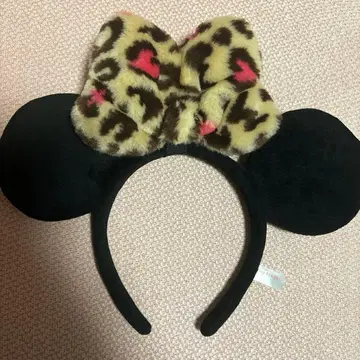 디즈니 머리띠 레오파드 무늬