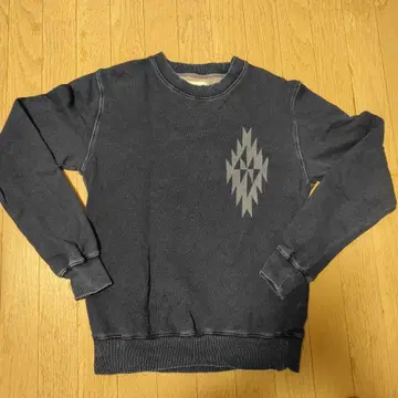 서니 라벨 네이티브 무늬 인디고 트레이닝복 M