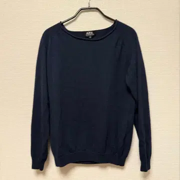 A.P.C 네이비 니트 울