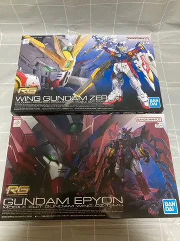건담 프라모델 RG 윙 제로 건담 에피온 종합 세트