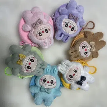 인기 러브브 키링 & 폿치 봉제 인형 6개 세트