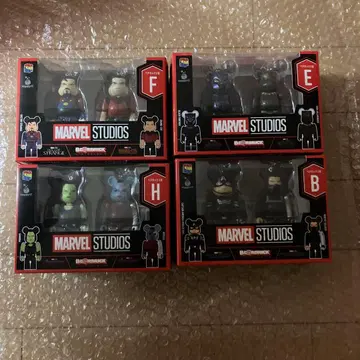 MARVEL STUDIOS 베어브릭 페어 박스상 4개 세트