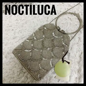 택 포함 새상품 NOCTILUCA 2way 숄더백 실버 파티