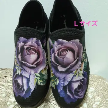 퍼플 장미 슬립온