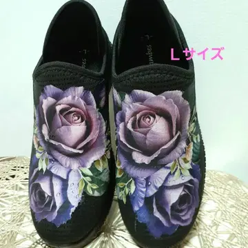 퍼플 장미 슬립온