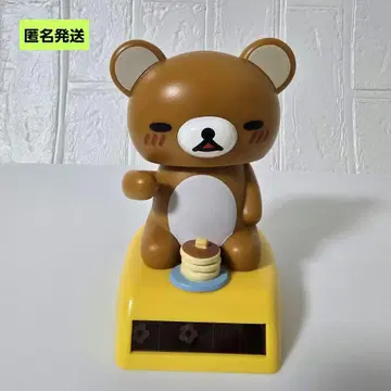 [익명] 리락쿠마 솔라 마스코트 핫케이크 흔들흔들 목 움직이는 피규어