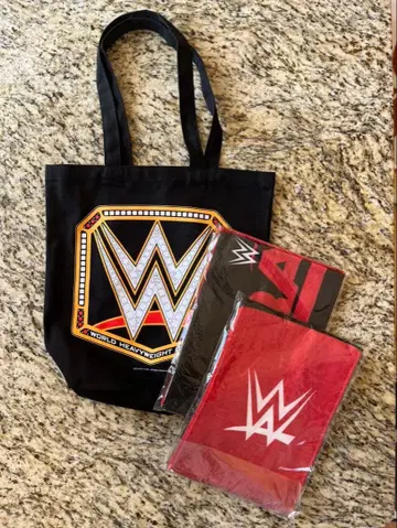 WWE 토트백 2018년과 타월 2장 세트