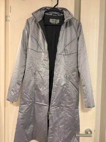 SPORTMAX 충전솜 코트 롱 W 지퍼 빅 사이즈